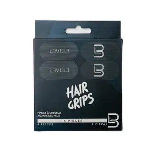 L3vel 3 Hair Grips 4 Pack - Pinces à Cheveux Agarre del Pelo 4 Pièces 4 Piezas