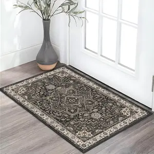 Kitchen Rug Sets of 3 Washable Boho Kitchen Rugs and Runner Carpets Non Slip Kitchen Area Rug for Laundry Room Entryway Hallway