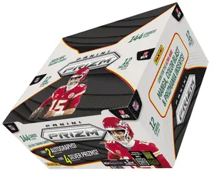BREAK #8 2025 NFL PRIZM FOOTBALL HOBBY BOX BREAK - PICK YOUR NUMBER - 1 HOBBY BOX