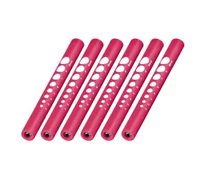 6 pack - 6 LED Medical Diagnosis Penlights With Pupil Gauge - Perfect for Nurses and Medical Professionals