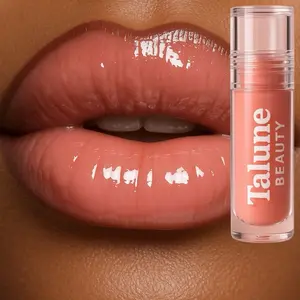 Talune Beauty Rosé Cloud Lip Gloss – Viral Pigmented Pink Nude Gloss, High Shine, Long Lasting, Non-Sticky, Hydrating & Moisturizing Lip Gloss for Everyday Makeup Silky Blend Lipstick
