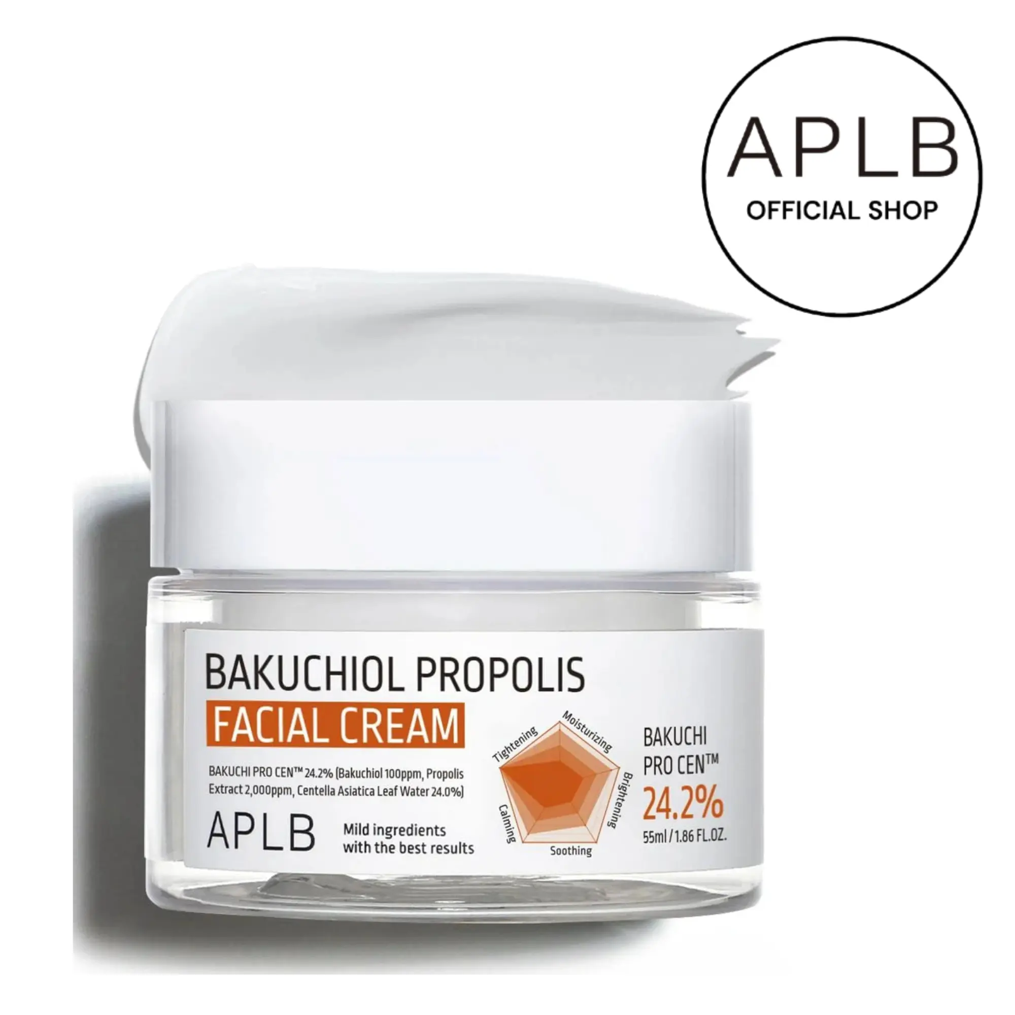[APLB Official] APLB BAKUCHIOL PROPOLIS FACIAL CREAM 55ml