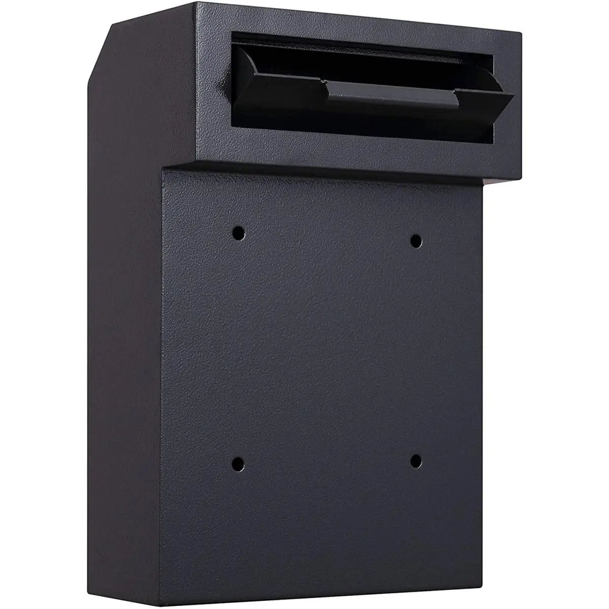 212 MAIN Through-The-Door Drop Box Security Safe Locker (WSS-159-Black), Black Steel Construction, Drop Door, Secure Lock
