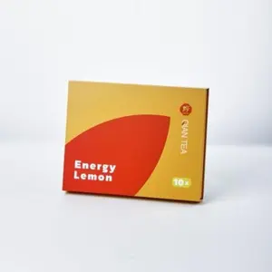 QIAN TEA Energy Lemon Tea Box (10 Counts) Beverage tiktok fall deals fir you