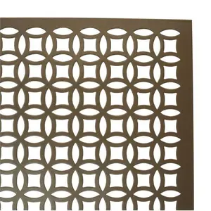 M-D Building Products  0.02 x 12 x 24 in. Satin Nickel Aluminum Elliptical Sheet, Metal - Case of 3