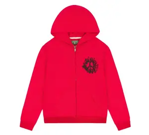 Denim Tears University Zip Hoodie (SS24) Red - S, M, L, XL, XXL