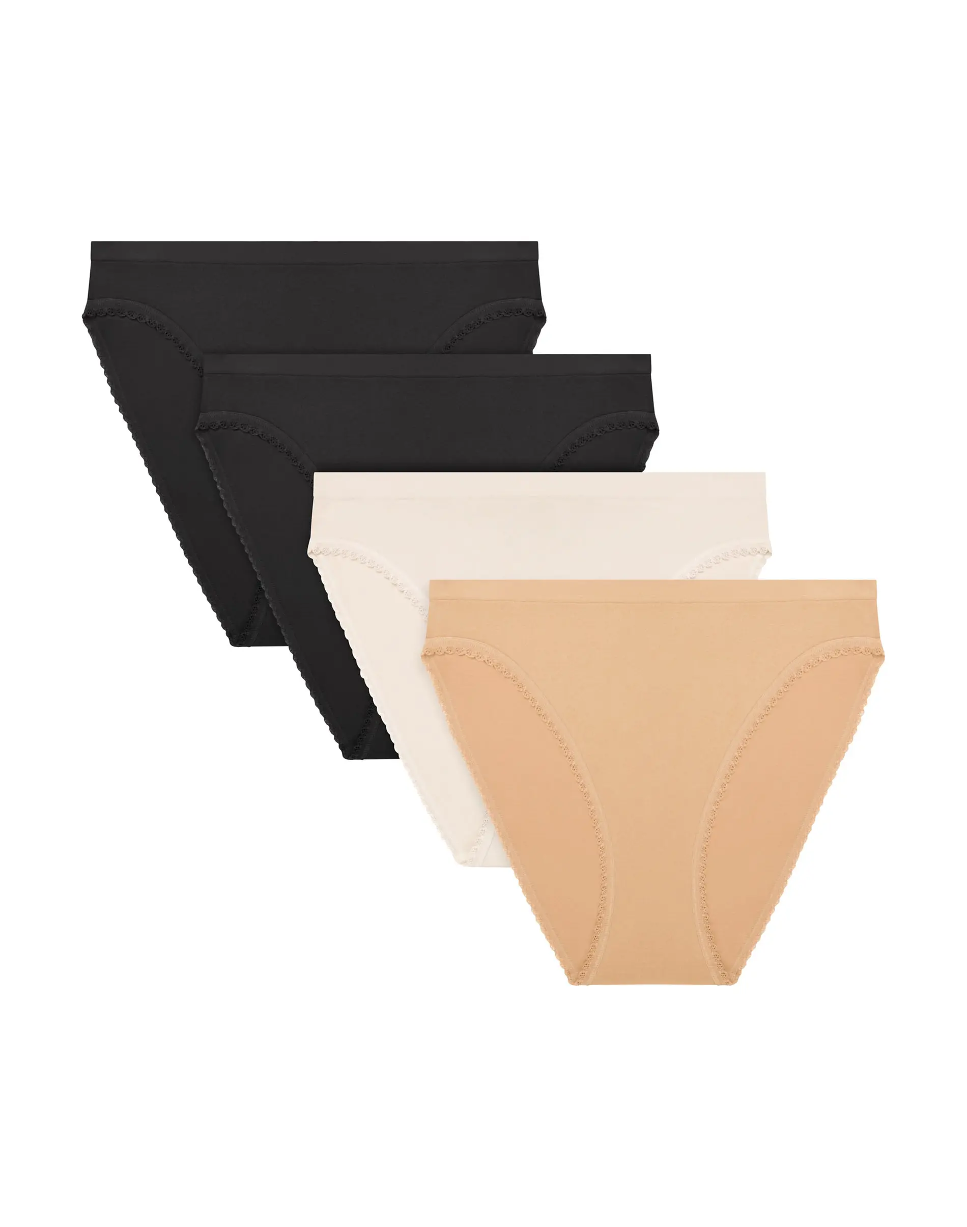 Maidenform Underwear Bikini Pack - 4-Pack - Seamless Mid-Rise Stretch Panties - Moderate Coverage Women's Maidenform Underwear Bikini Pack - 4-Pack - Seamless Mid-Rise Stretch Panties - Moderate Coverage Women's