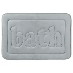REGALWOVEN Memory Foam Bathroom Rugs, Non Skid Bottom Soft Bath Mat Quick Dry Bath Carpet Rug