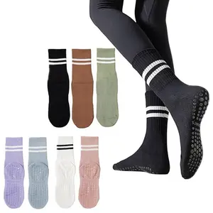 Women's Yoga Socks with Anti-Slip Grip and Cushioning Pads | Ideal for Pilates, Ballet, Exercise, Hospitals, and Home Use | Available in 3 or 6 Pairs for Ultimate Comfort and Stability!