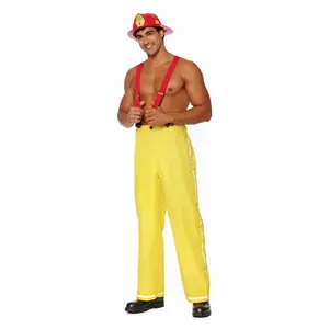 Men's Sexy Fiery Fighter Costume