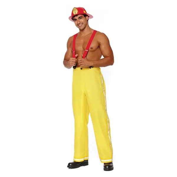 Men's Sexy Fiery Fighter Costume