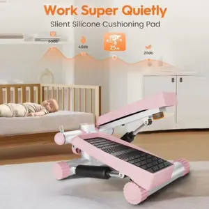 1 pc+sports treadmill+stair treadmill with resistance band+mini treadmill with 330 pound load capacity+hydraulic fitness treadmill with LCD display+no assembly required
