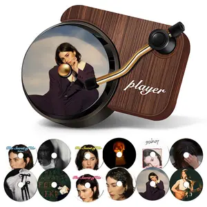 13pcs Gracie Albums Record Player Car Air Freshener,Cool Car Accesories,Pop Singer Car Decoration