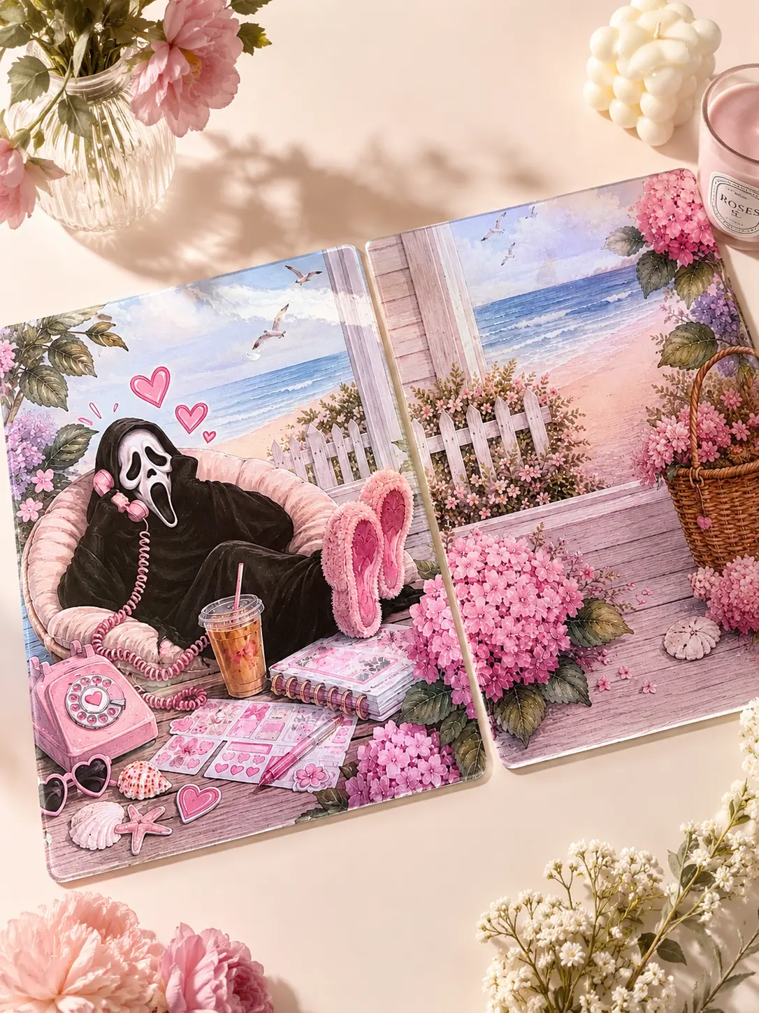 Classic Happy Planner Discbound Cover - Ghostface