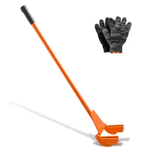 【Summervibes】VEVOR Pallet Buster Tool, 40 Inch Carbon Steel Handle Wrecking Pry Bar, 2000 lbs Weight Capacity, Heavy Duty Deck Board Removal Tool, Breaker Bar for Flooring, Framing, Roofing, Trim, Drywall