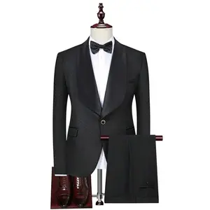 Mode Plus Size Men's Gentleman Suit Jacket And Pants Set Dress Suits For Men Men Dress Suits New Men Suits Prom Suits Slim Fit 2-Button Men's Suit