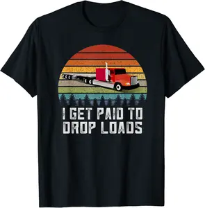 Mens Retro Trucking Gifts For Men Semi Truck Driver Gag Gift T-Shirt - Demauriora Shop 32B07XYPF8HQ