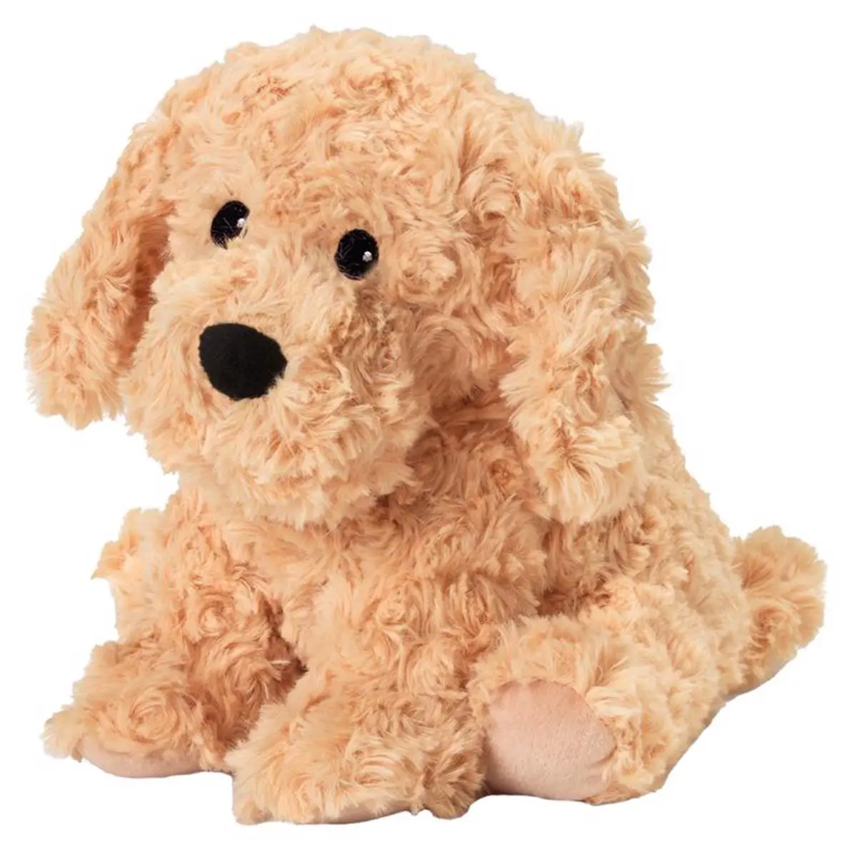 Warmies Brown Cat Soft Plush Toy - Microwave-Safe Cat Accessory, 1.62 lbs Weighted for Sensory Experience, 13h x 6w x 8l in Scented with Lavender for Feline Heat Relief, Cute Plush Toy for Playtime