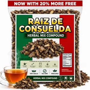 4oz Consuelda, Raiz de consuelda Organic Comfrey Root for Skin, Bone, Muscles, Ligament Healing - Comfrey Herb (Symphytum Officinale)- Сonsuelda, Comfry, Comphrey, Confrey - Make Salves, Creams, Paultices