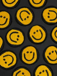 Velcro Patch Smiley Face