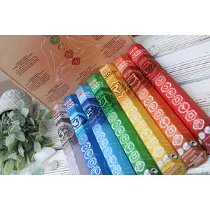 7 Chakra HEM Incense Gift Pack - Pack of 7 Total of 140 Sticks!