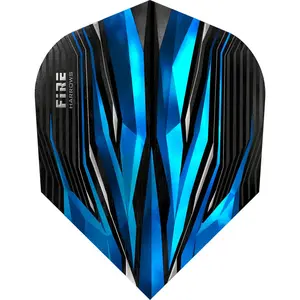 Harrows Fire Blue Standard Dart Flights Harrows Fire Blue Standard Dart Flights