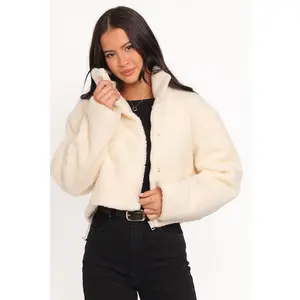 Katerina Fleece Puffer - White