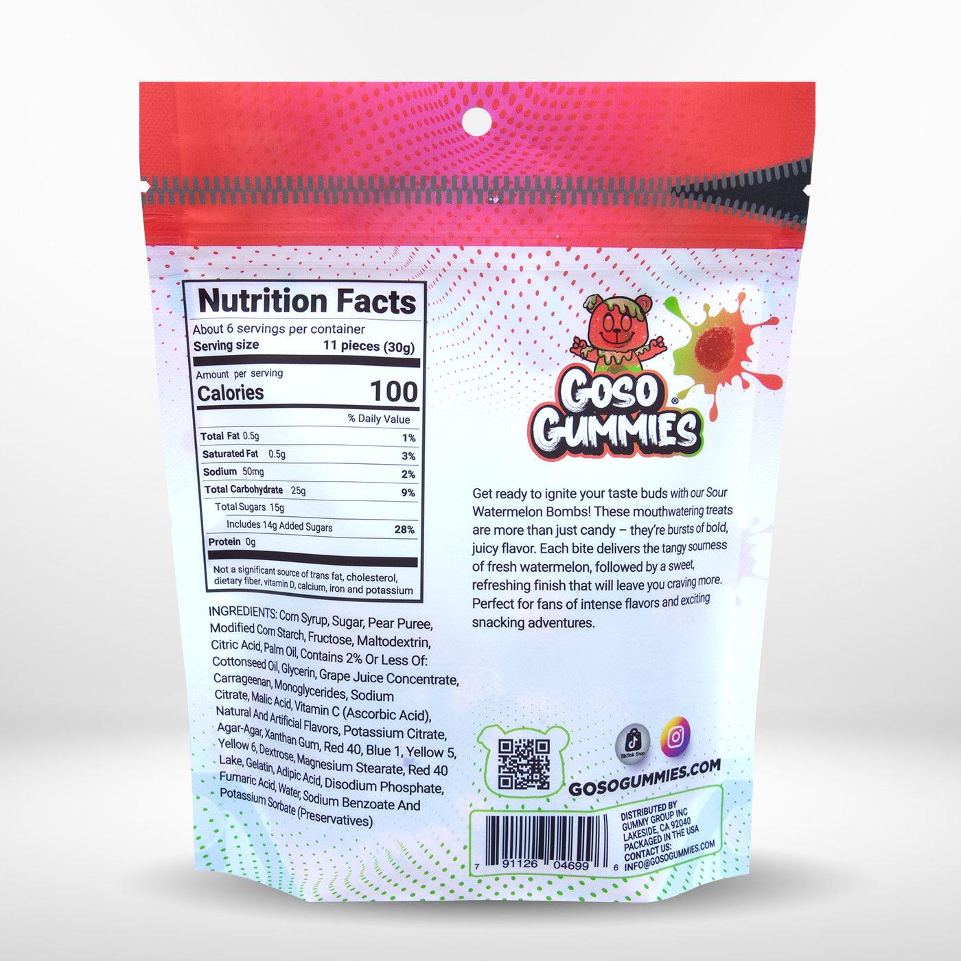 Goso Gummies 7-Bag Viral Gusher Variety Pack – 42oz Mix of Sweet, Sour & Spicy Flavors – Ultimate Gushers Candy Bundle