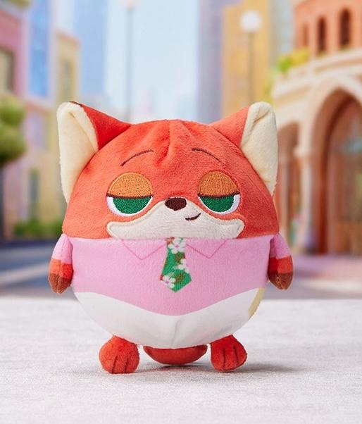 MINISO Disney Zootopia Cute Plush Squishy Dolls Judy Nick Leopard Officer Stuffed Figurines,Soft Plush Material,Decompression Squishy Design,Holiday & Holiday Hual