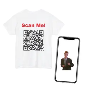 Funny QR Code Men's T-Shirts