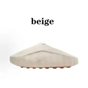 Big Size Beige Mules | Ultra Soft Pillow Slippers | Perfect for Wide Feet & All-Day Wear Mind 001