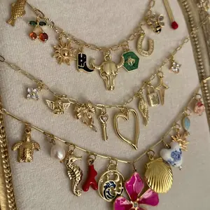 Make Your Own Custom Charm Necklace - Personalize Your Own with 400+ Charms Pendant Jewelry