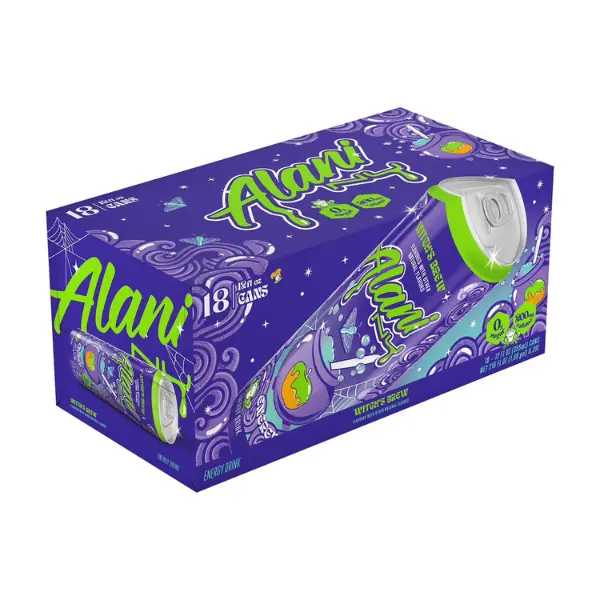 Alani Nu Energy Drink Witch’s Brew – 12 fl oz Cans, 18 Pack Alani Nu Energy Drink Witch’s Brew – 12 fl oz Cans, 18 Pack