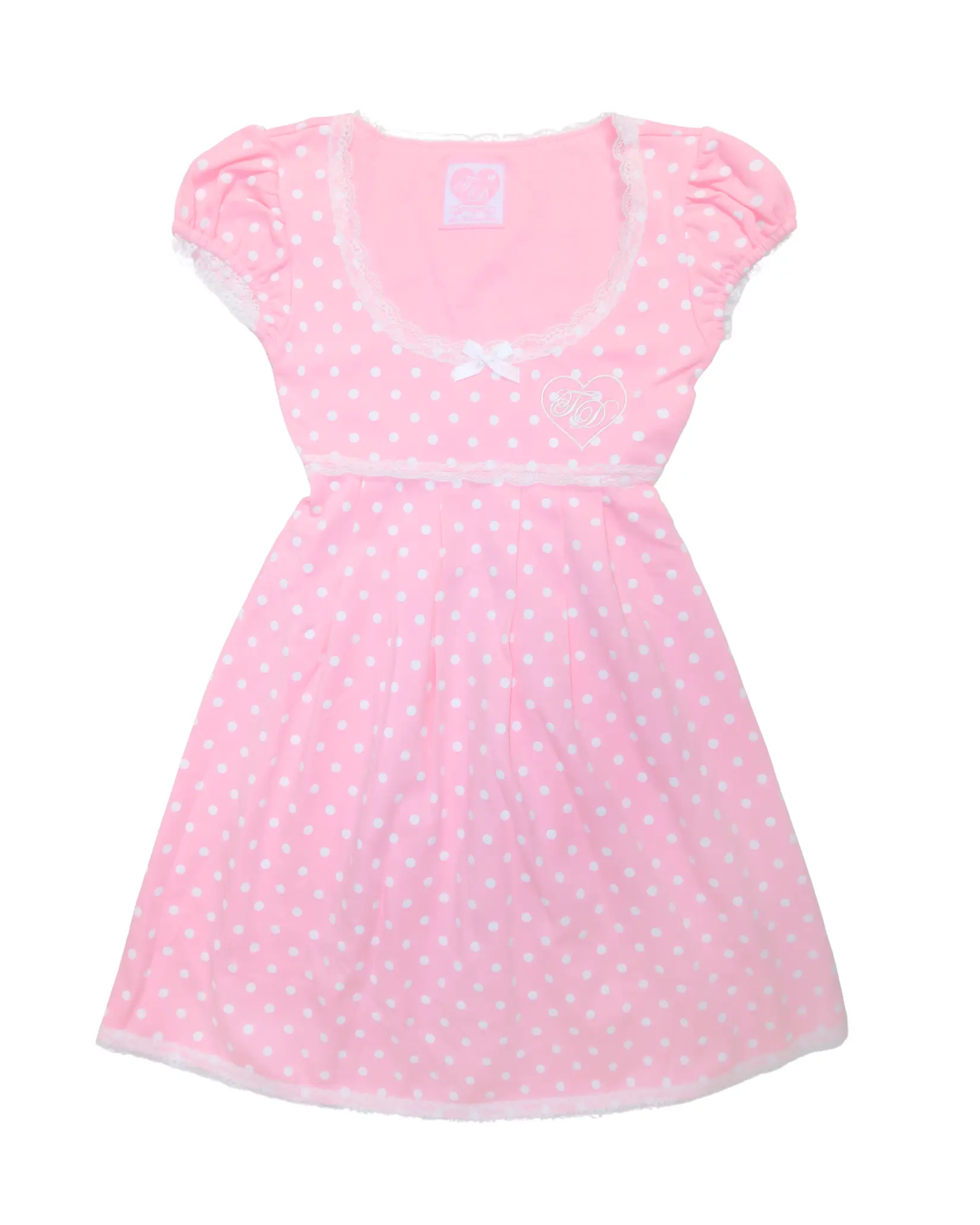 Strawberries and Cream Aurora Babydoll Dress