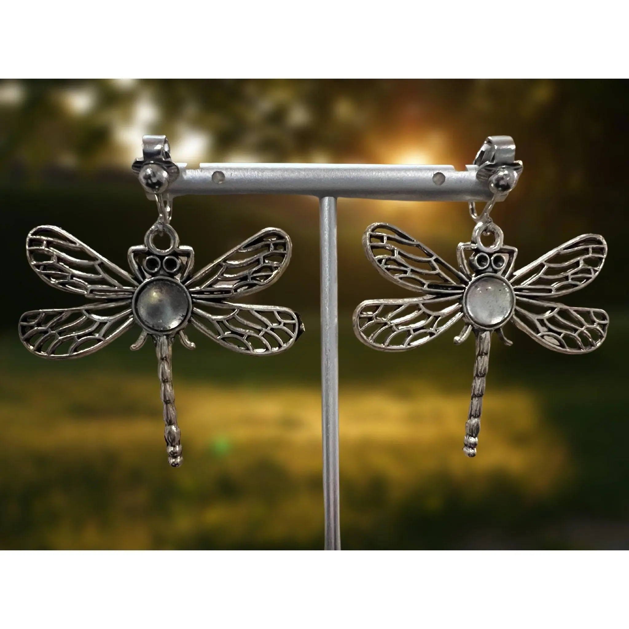 Dragonfly Clip On Earrings Dragonfly Clip On Earrings