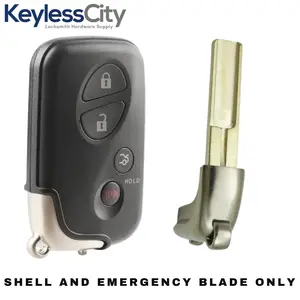 2006-2012 Lexus / 4-Button Remote Smart Key SHELL / HYQ14AAB HYQ14ACX HYQ14AAF (AFTERMARKET)