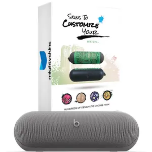 Beats Pill Portable Wireless Bluetooth Speaker and MightySkins Customization Code - Dark Gray