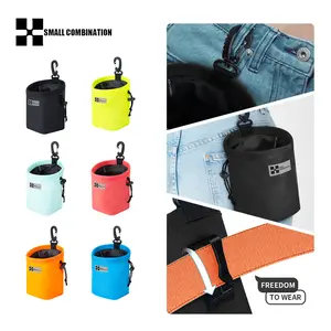 Dog Treat Pouch,Portable Puppy Dog Training Treat Bag,Hand Free Dog Walking Bag,Pet Feed Snack Reward Pocket,Dog Food Dispenser for Pet Puppy Travel or Outdoor Use