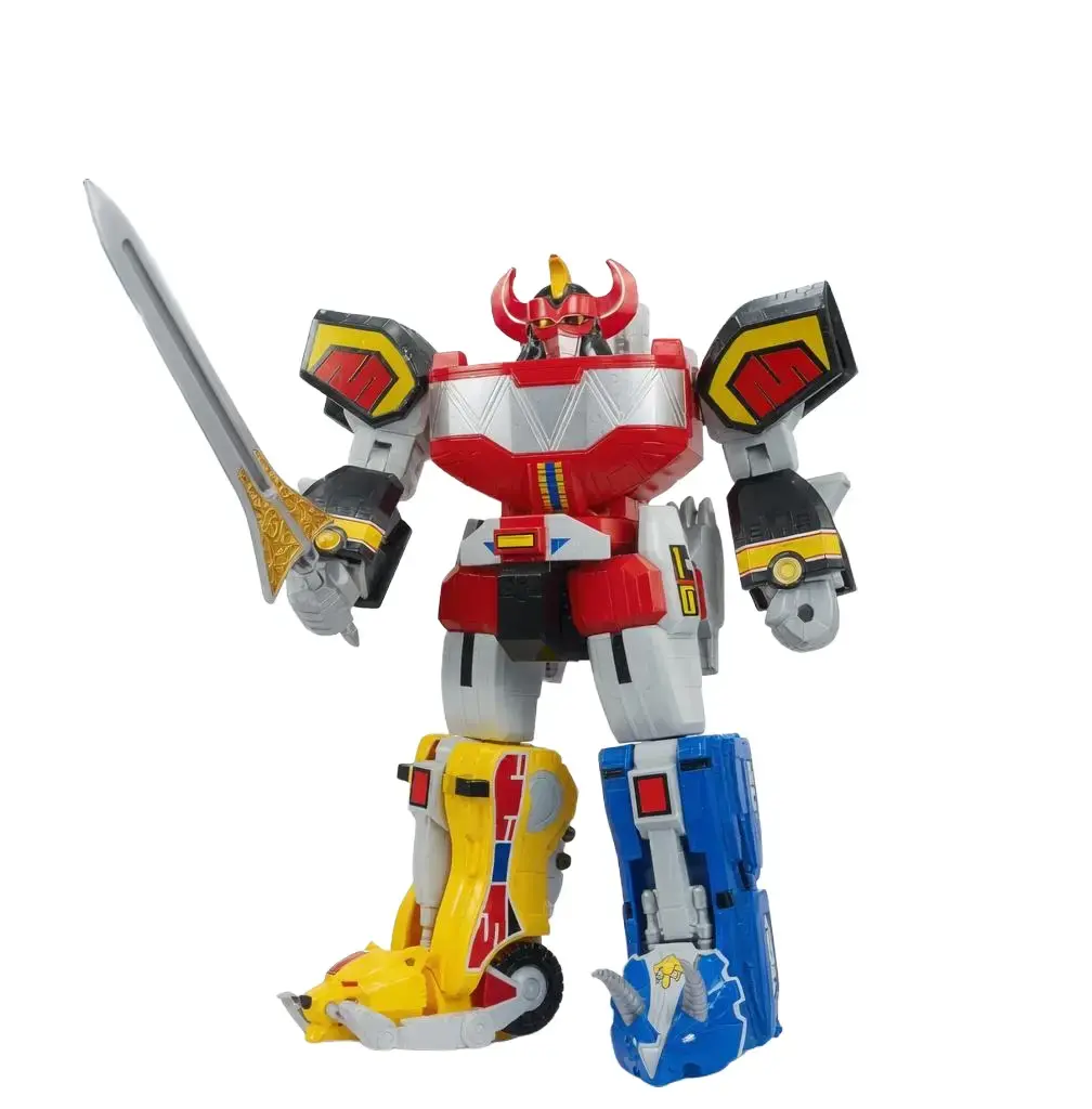 Mighty Morphin Power Rangers Re-Ignition Ultimate Megazord Electronic Action Figure with Lights, Sounds & Power Mega Sword for Kids Ages 4+