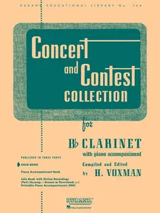 USED-Concert and Contest Collection Bb Clarinet Solo Book | Classical Clarinet Sheet Music for Performance and Competitions | Rubank Solo Collection (Rubank Educational Library) (Paperback)
