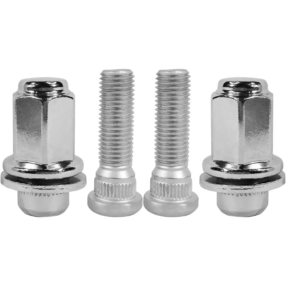 1-Piece Chrome Steel Lug Nut Set (4PCS), M12x1.50 Thread Pitch, 10.9 Grade High Strength, CNC Precise Thread Design, Anti-Stripped, Anti-Rust, Triple Chrome Plating, Lug Nut Height:1.85"(47mm), Toyota/Lexus Factory Parts (O.E.M.#90942-01058,90942-02049)