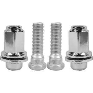 4PCS M12x1.5 Chrome Wheel Lug Stud Nut Set With Toyota Corolla,Camry,4Runner,Land Cruiser,RAV4,Avalon,Sienna,Lexus GS350,GX460,ES300,SC400,tC,90942-01058,90942-02049