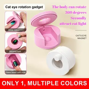 New Circular Cat Eye Nail Magnet Strong Nail Art Magnetic Gel Polish Guide Tool DIY Magnetic Nail Helper Manicure Design