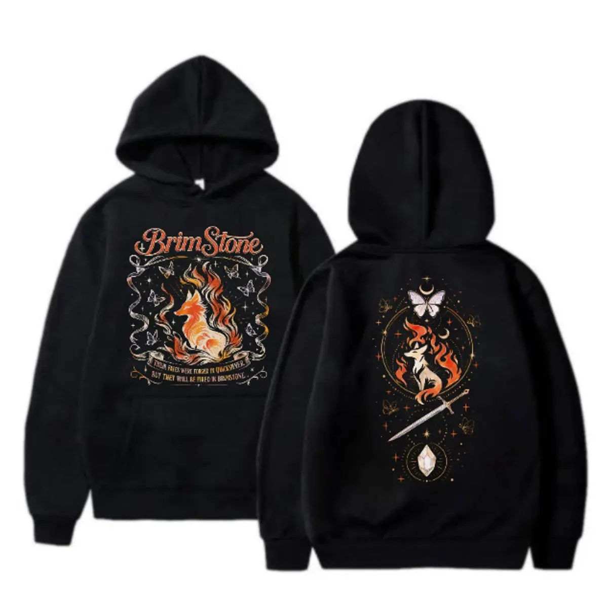 Quicksilver Brimstone Two Sided Shirt, Fae And Alchemy Series Tshirt, Kingfisher Fantasy Book Tee, Gift For Book Lover, Unisex Sweater Pullover Tee