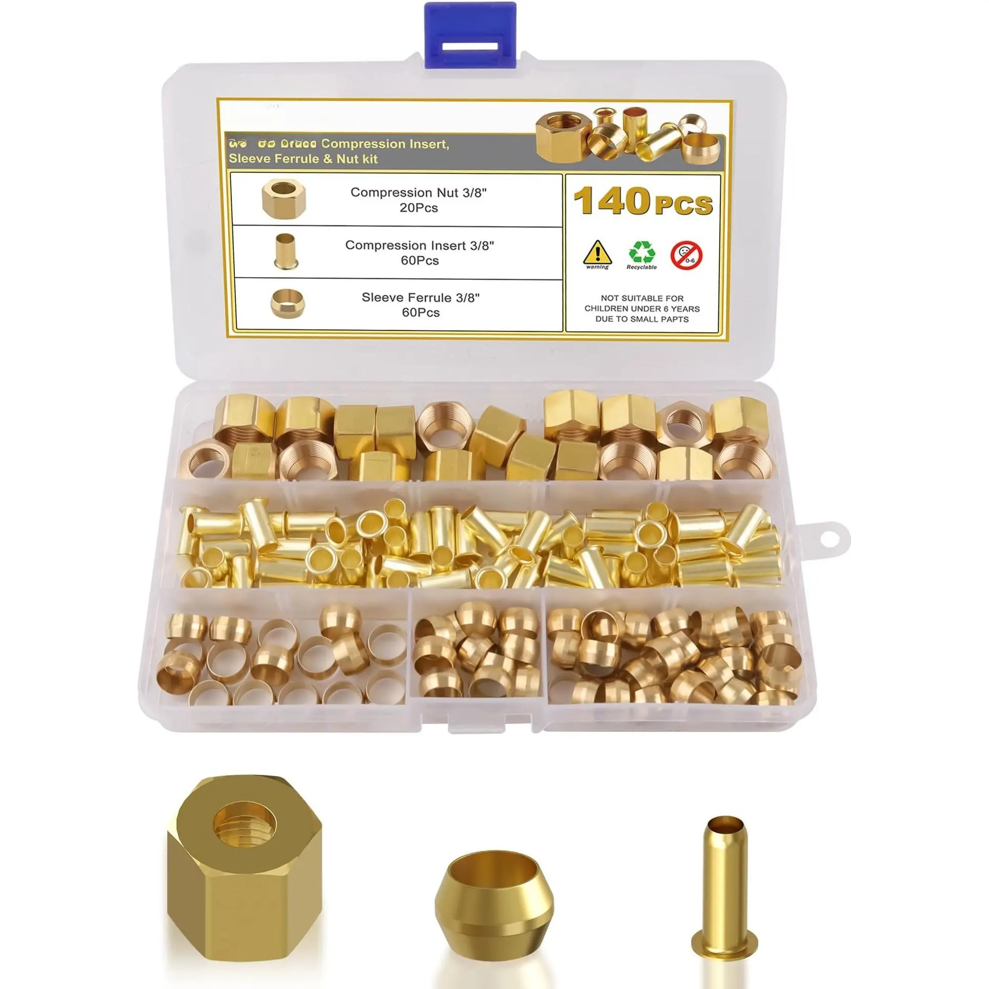 140pcs-3/8" Kit