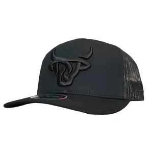 Lost Calf Unisex Cuervo Curve Black Mesh Back Snapback Hats