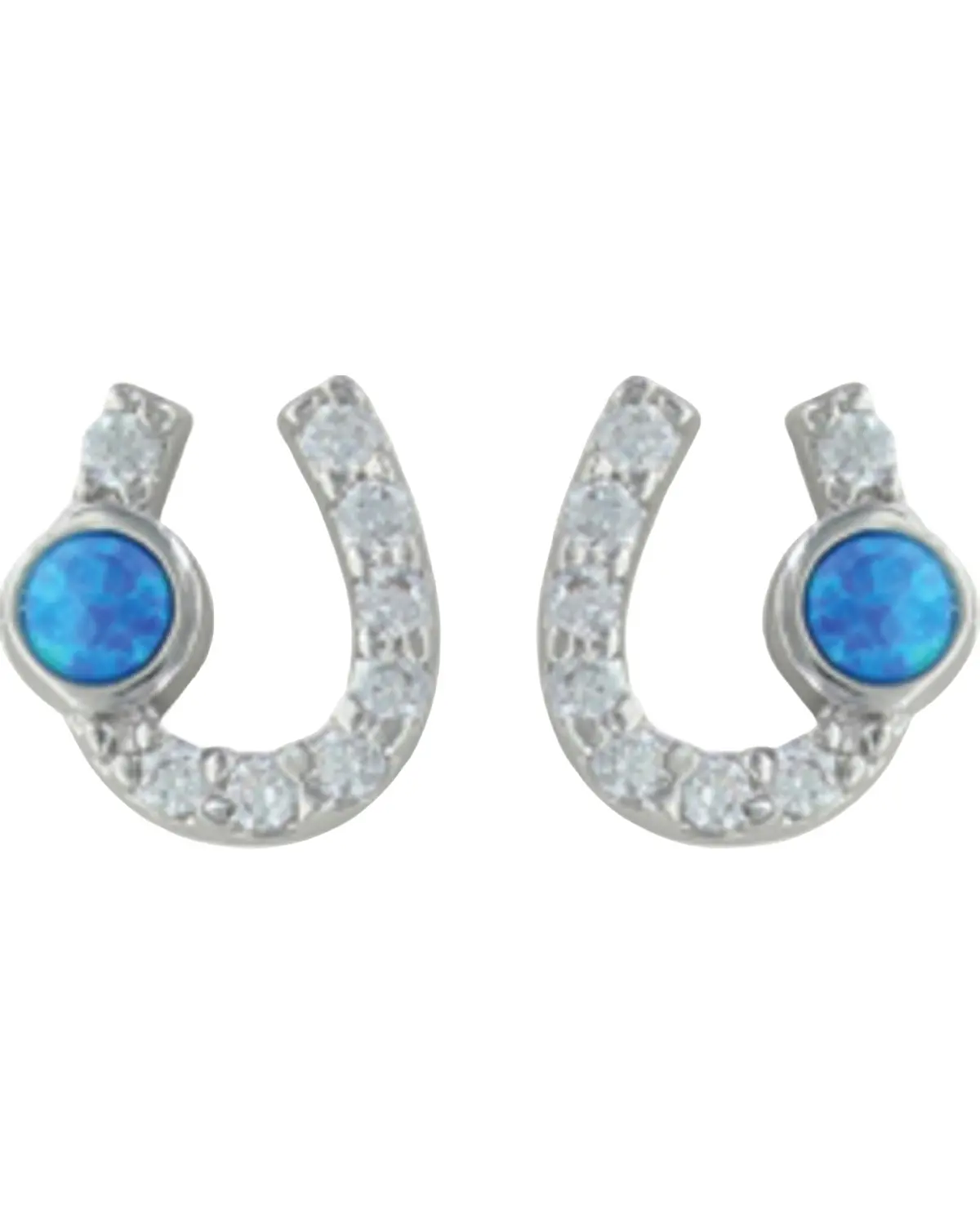 Montana Silversmiths Women's Women'S Lightfoot Horseshoe Earrings - Er3394