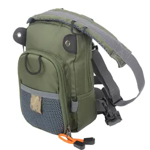 Kylebooker Fly Fishing Chest Pack Lightweight Tackle Storage Pouch Waist Bag