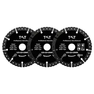 2PCS 4.5"(115MM) Diamond Multi-purpose Saw Blades for Marble, Quartz, Stone, Tile, Metal, Plastic Angle Grinder Cutting Saw Blades