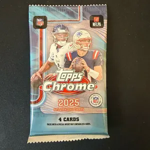 2025 Topps Chrome NFL Football Value Box Pack